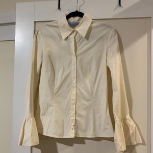 Antoni Melani Cream Button-Up Blouse